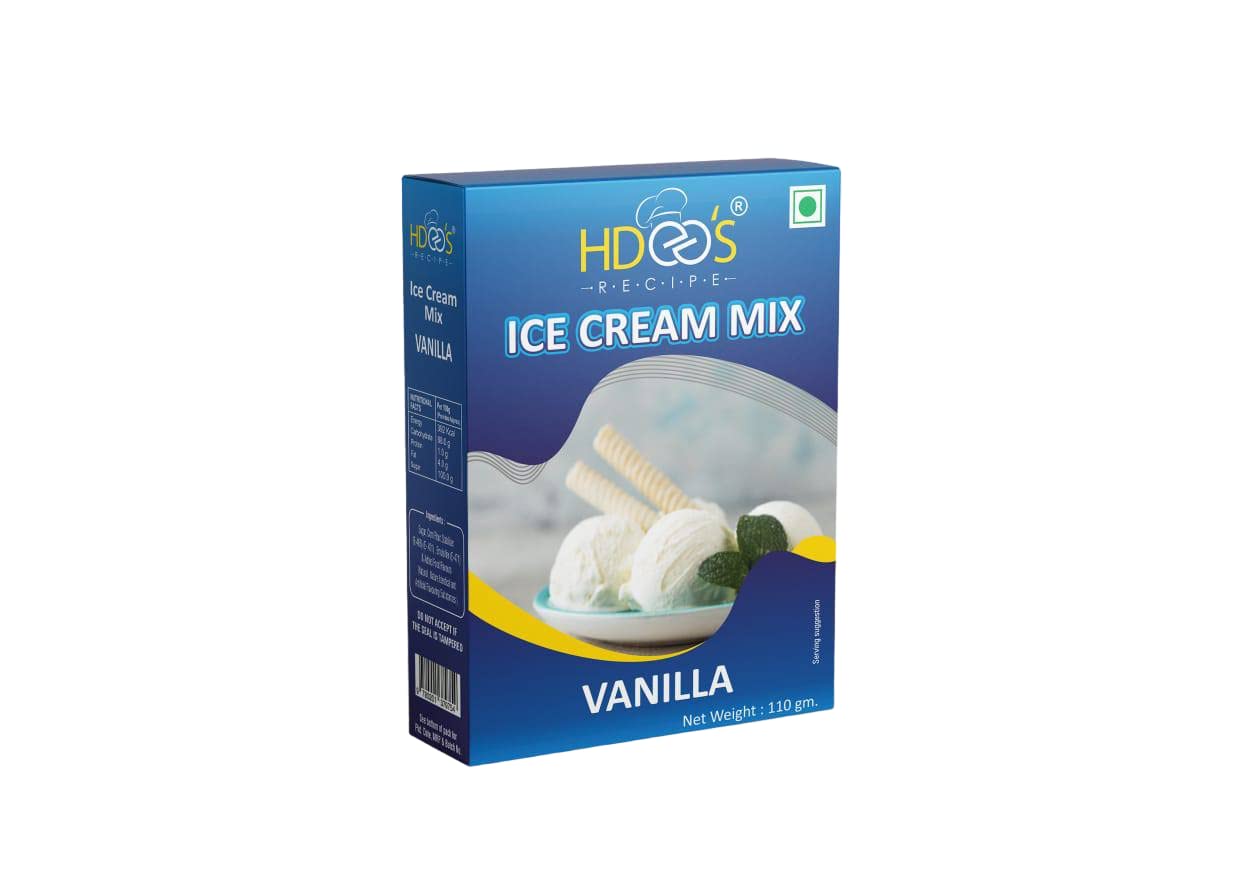 Buy HDEE’S RECIPE Vanilla Ice Cream Mix 550 GM (Pack of 5 * 110 Gm