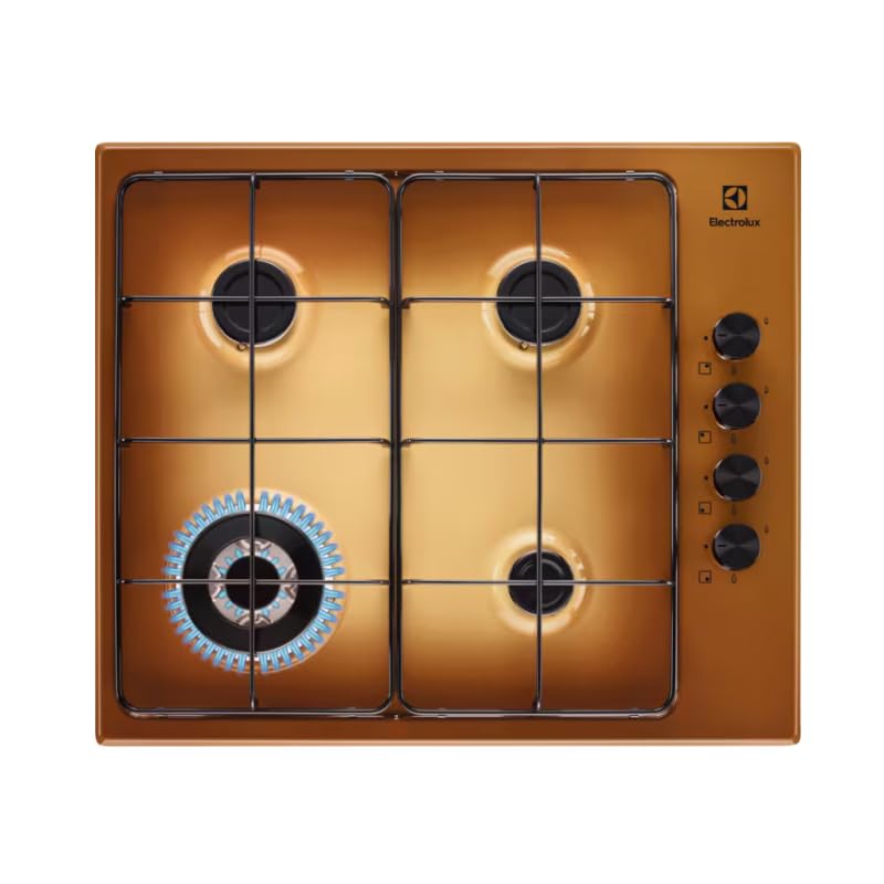 Electrolux EGS6414T piano cottura Ottone Da incasso Gas 4 Fornello(i)