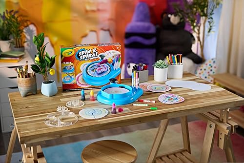 Crayola Spin & Spiral Art Station, Spin Art Machine, Arts & Crafts for Kids - image 7