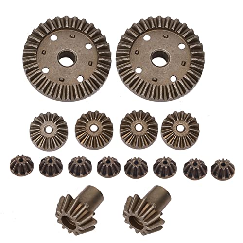 Kit de mise à niveau de 16 pièces en métal pour Wltoys 12428 12423 - Coupe de précision - Accessoires de voiture RC en acier durable avec roulements à...