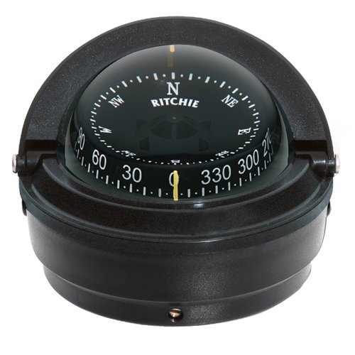 Brújula Ritchie S-87 Voyager para montaje superficie negro miniatura 1