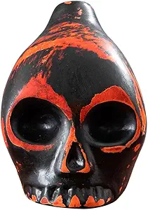 Creepy Aztec Death Scream War Whistle, High Decibels Authentic Human Sounding (Orange)
