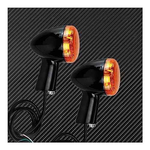 Feu arrière clignotant LED ambré noir pour moto Sportster 883 Iron XL1200 1992-2022