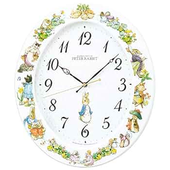 14) 訳あり品　セイコークロック製 ピーターラビット 電波掛け時計 Amazon.co.jp: セイコークロック製 ピーターラビット 電波掛時計