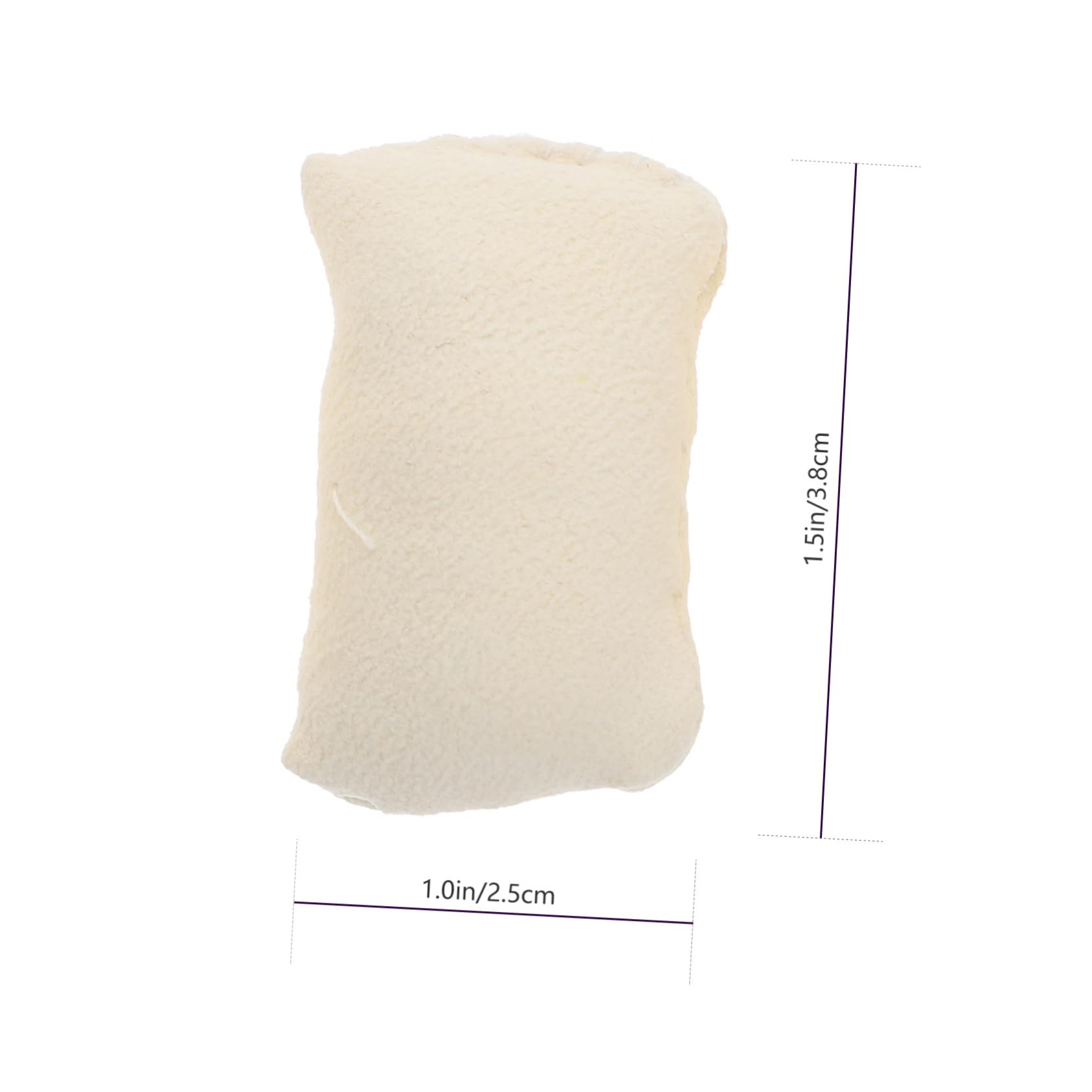 Toddmomy 3 Pcs Filter Pad Accessories Mute Pads Mat Comfortable Musical Instrument Accessory Portable Practice Simple Beige Filled with Silk Cotton