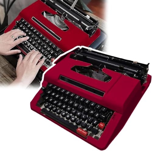 Machine à écrire rouge vintage pour sublimer vos correspondances et lettres manuscrites