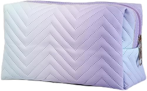 Deear Bolsa de cosméticos, bolsa de maquillaje de piel sintética, impermeable, portátil, organizador de viaje, bolsa compatible con bolsa para disponible en Yaxa Colombia