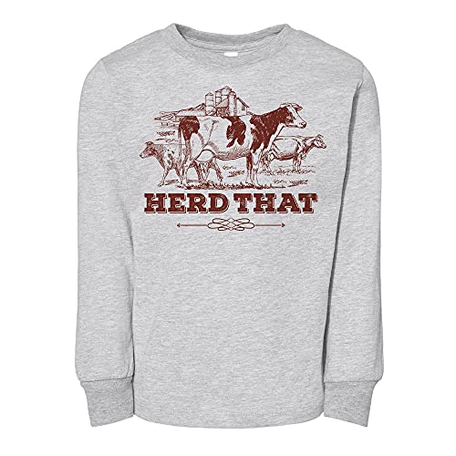 Herd That (Cows) Toddler Kids Long Sleeve T-Shirt