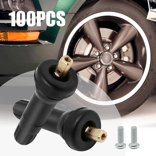 100Pcs 17-20008 TPMS Tire Pressure Sensor Valve Stem 20008 20018 Replacement for GMC Cadillac Chevy Ford Dodge Silverado and More by Hoypeyfiy - Used condition - Image 6