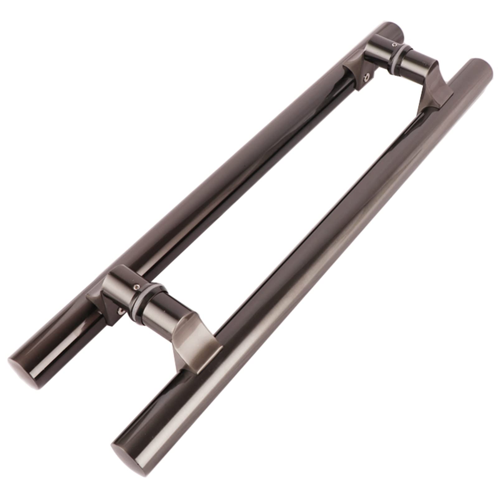 Sjzhuyue One Color Stainless Steel Round Tube Glass Barn Door Push Pull Handle 50-150Cm(80Cm/31.4In)