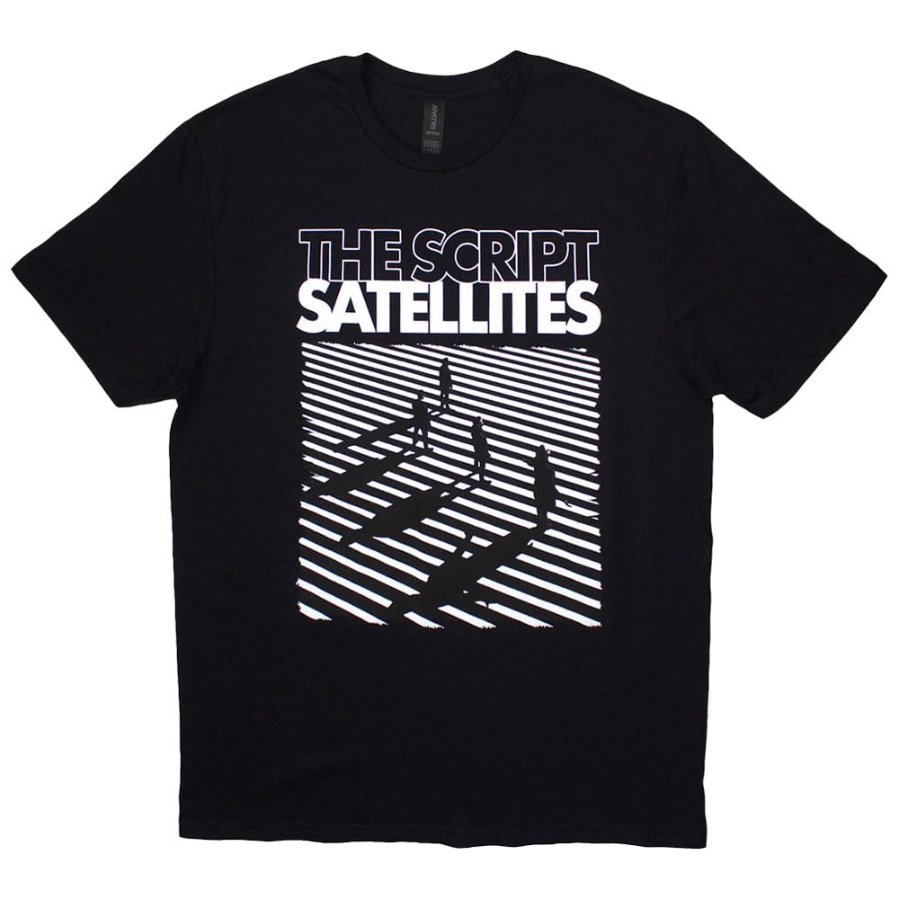 Rock Off officially licensed products The Script Satellites Band Logo T Shirt XXL Black