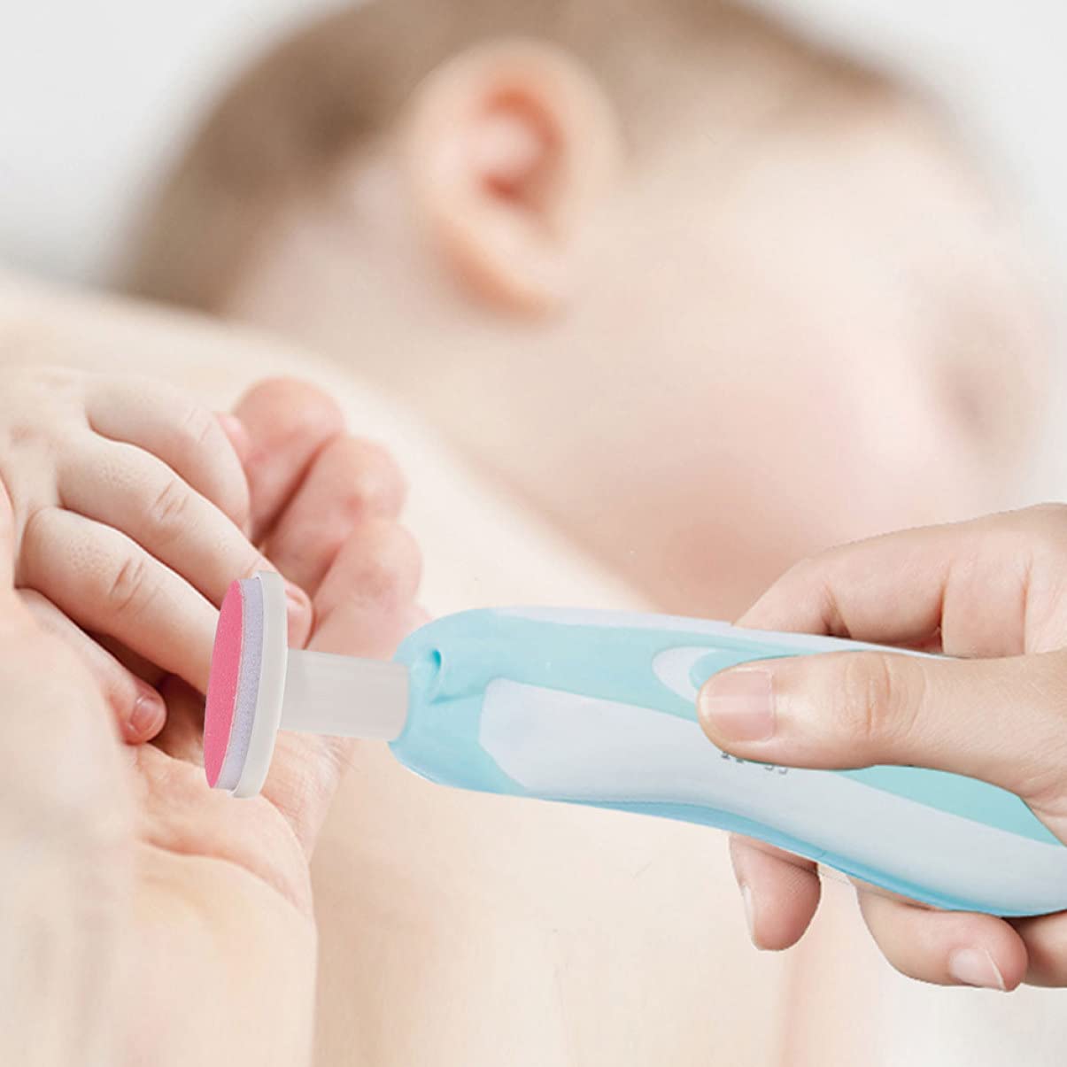 72piezas Almohadillas De Reemplazo Para Cabezal De Pulido Eléctrico De Cortaúñas Para Bebés De Molienda Segura y Duradera Para Cuidado Infantil