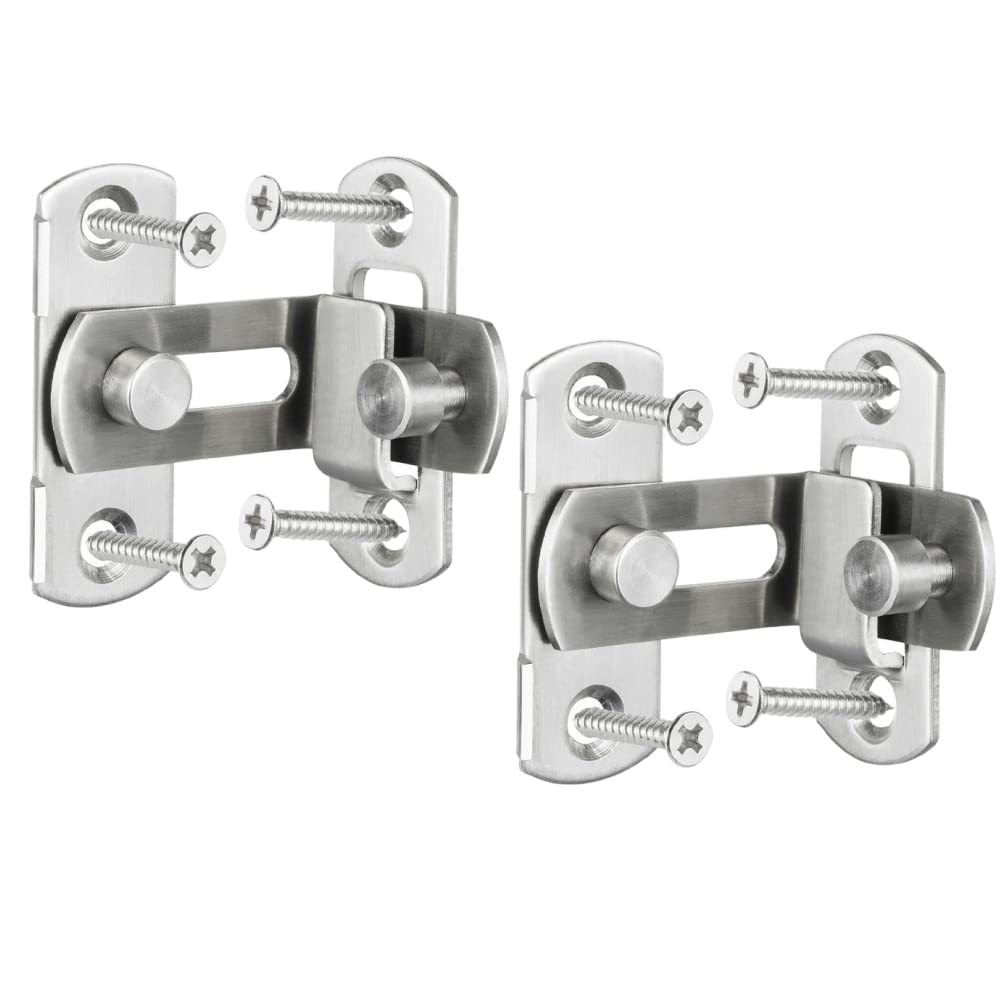Buy 2 Pack 90 Degree Stainless Steel Right Angle Buckle Gate Latch