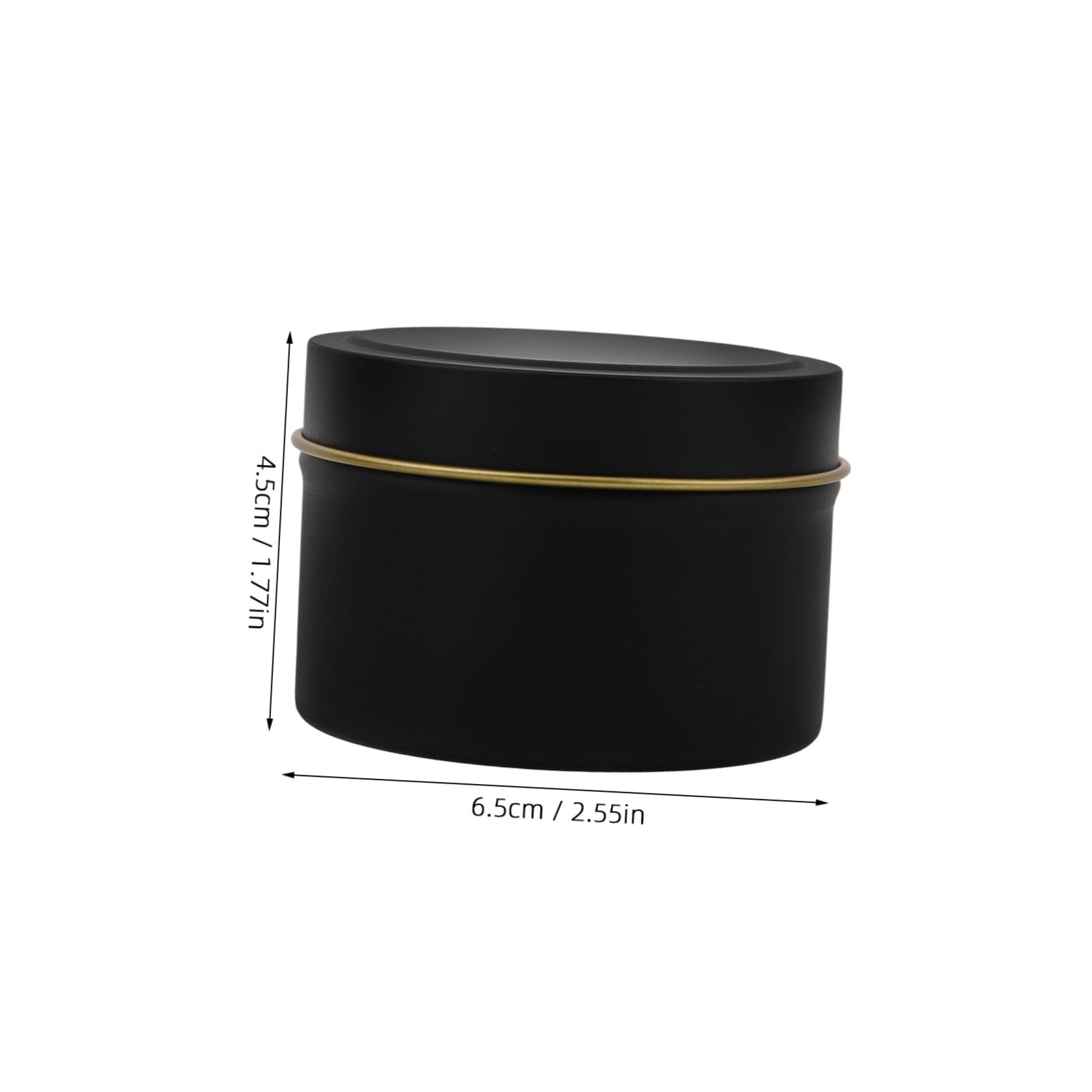 HOMSFOU 12pcs Matte Vintage Candle Tins with Lids Multi-Functional Candle Making Jars Metal Containers for and Home Decor