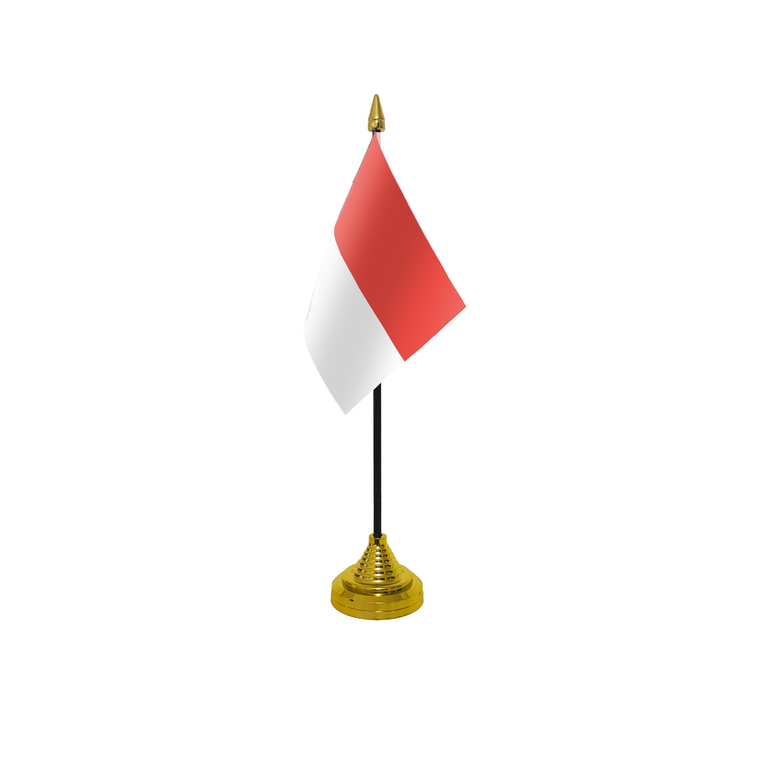 Flagtex Indonesia Small Table Flag With Gold Base