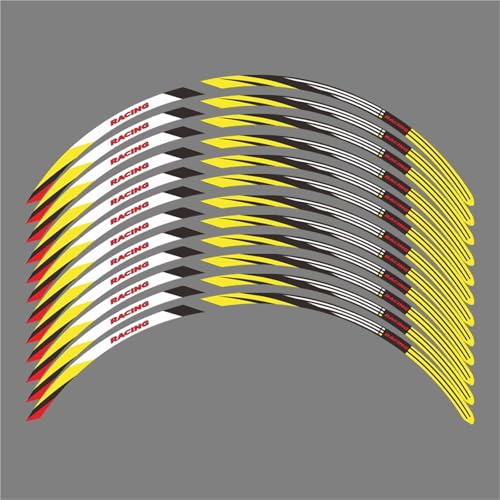 Autocollant de roue moto CBR 125R jante étanche design sport
