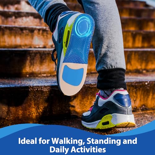 Plantillas de Gel para Caminar y Estar de Pie - Azul miniatura 5