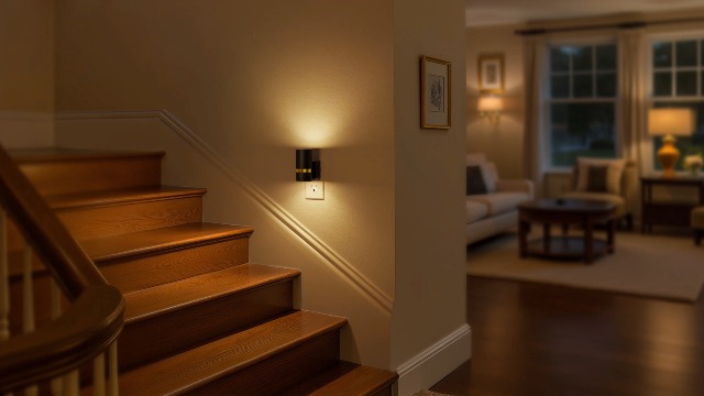 JandCase Night Light Aber, Diable Night Lights Plug Into Wall, Auto