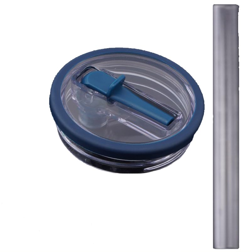 40 oz Tumbler Flip Straw Lid Replacement Compatible with Stanley Quencher Spill Proof Splash Tumbler Lids Drinkware Mug