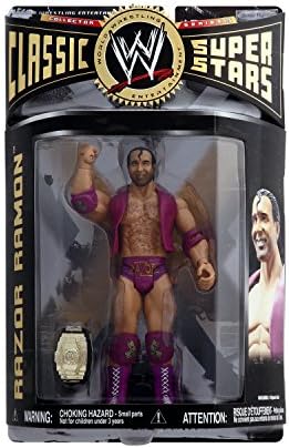 WWE - 2007 - Classic Super Stars - Series 15 - Razor Ramon Action Figure - w/ Championship Belt - Limited Edition - Mint - Collectible image 2
