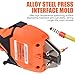 Electric Crimping Tool and Electric Wire Crimper for Heat Shrink, Terminal, and Micro Crimping Tool Kit with Pre-insulated, Tubular, Non Insulated Connectors