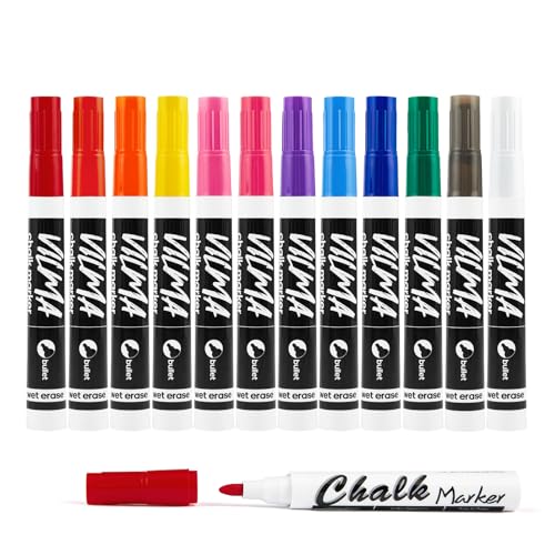 VILMA 12-Pack Liquid Chalk Markers