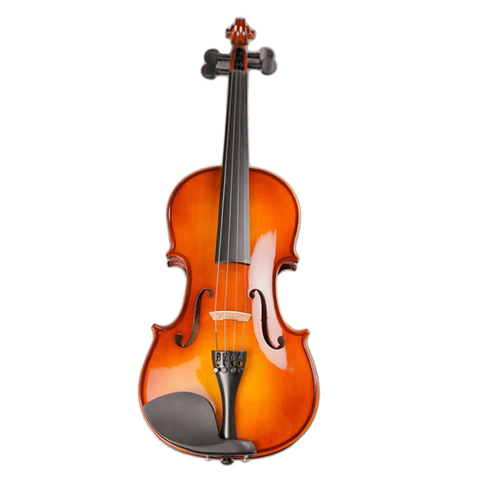 Violino Set Strumento Per Violino Per Principianti Lucido In Legno Massello In Diverse Dimensioni 4/4 3/4 1/2 1/4 1/8 1/10 1/16(3/4)