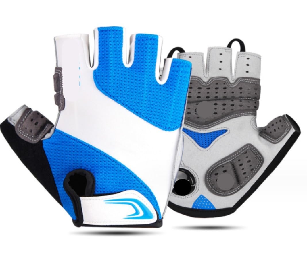 Guanti Bici Guanti da Ciclismo Guanti Mezze Guanti Mezze Da Ciclismo Per Sollevamento Pesi Guanti per Bicicletta Guanti da Moto