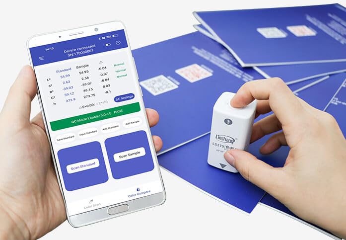 LS170 Colorimeter, Portable Color Reader, Color Matching Tool for Color Measurement and Comparison