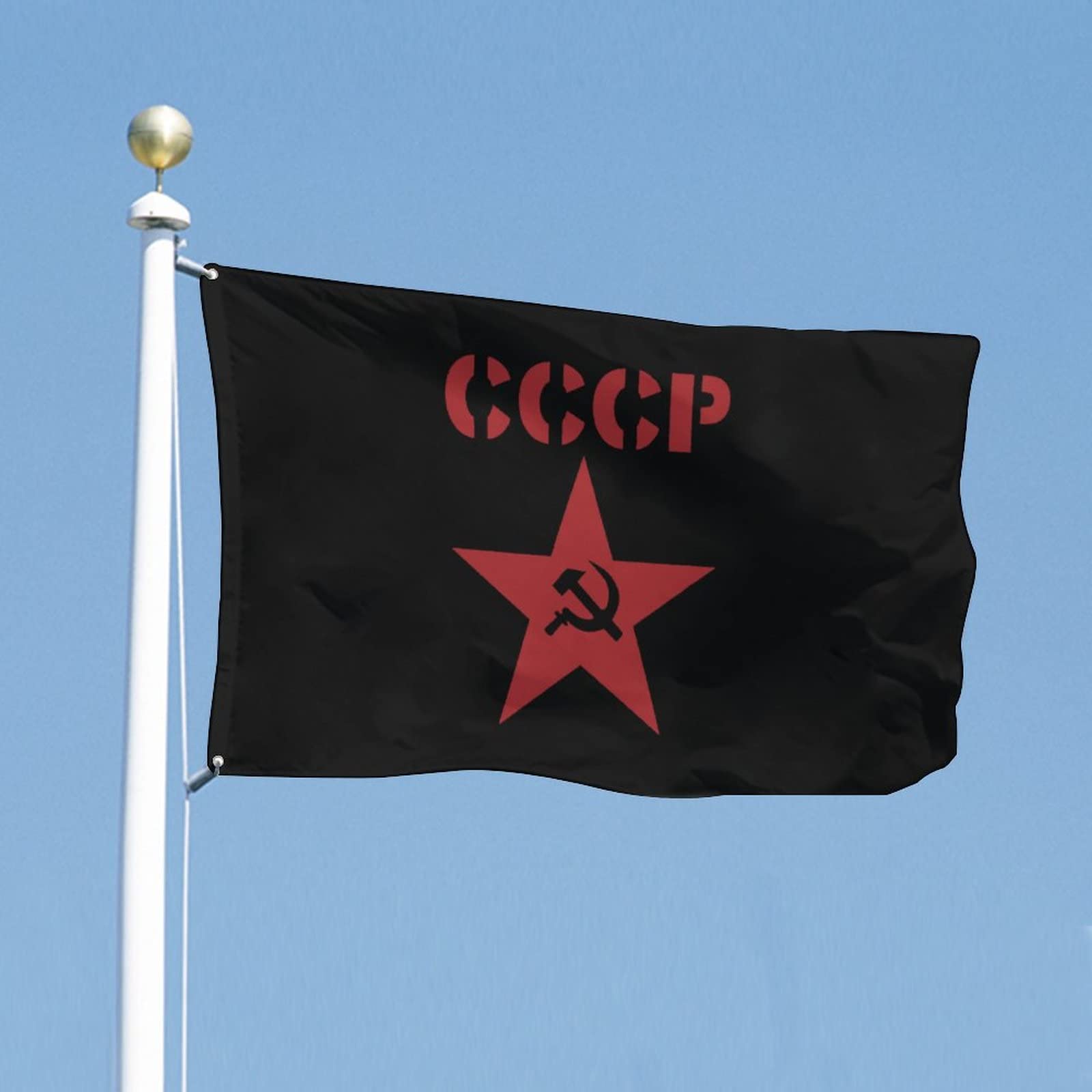 Original drapeau fanion bannière Moscou Kremlin marteau soviétique