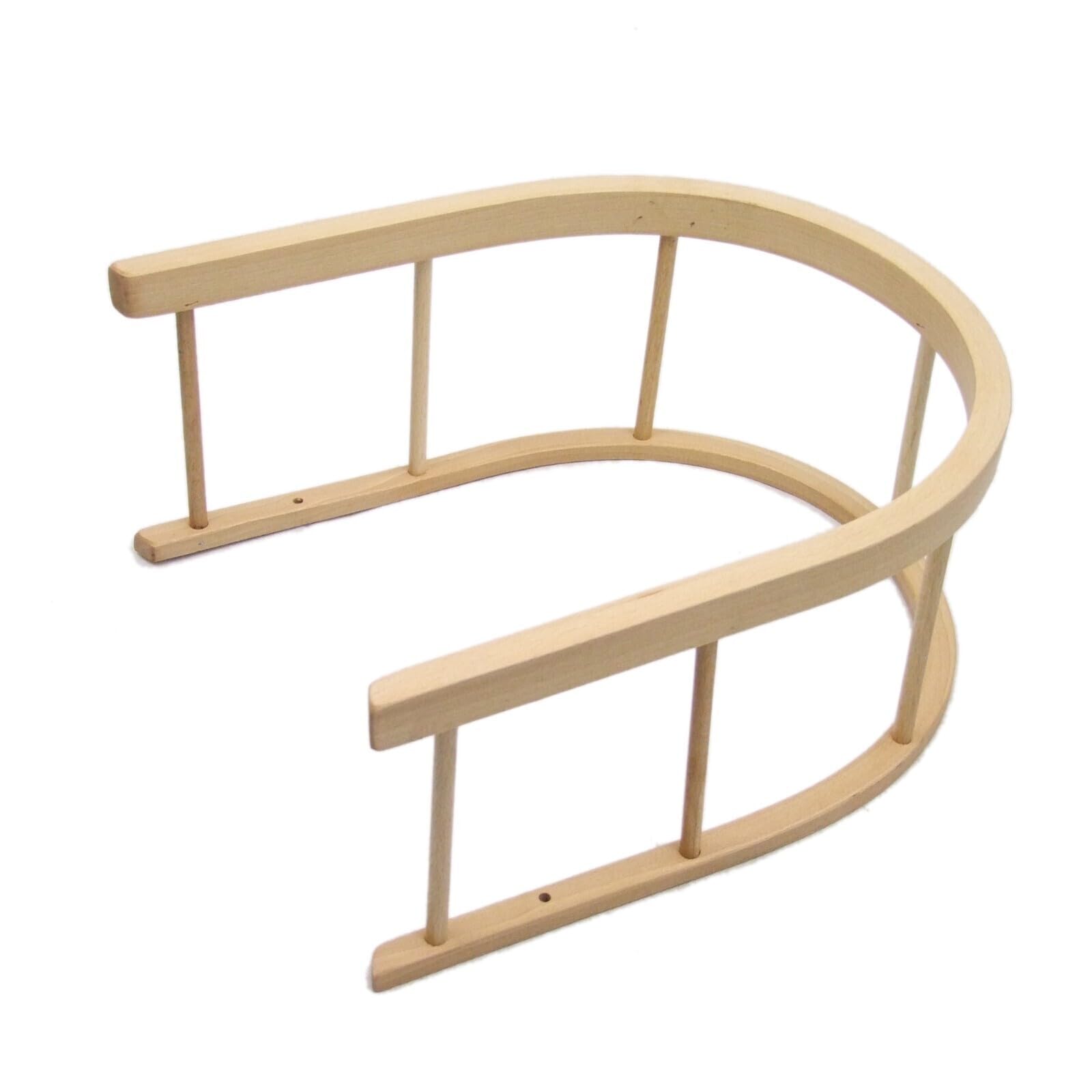 Rückenlehne aus Holz für Schlitten – passend für Holzschlitten 30–34 cm Breite – ca. 32 cm – hochwertige Buchenholz-Lehne inkl. Montagematerial – schnell montiert & abnehmbar – robustes
