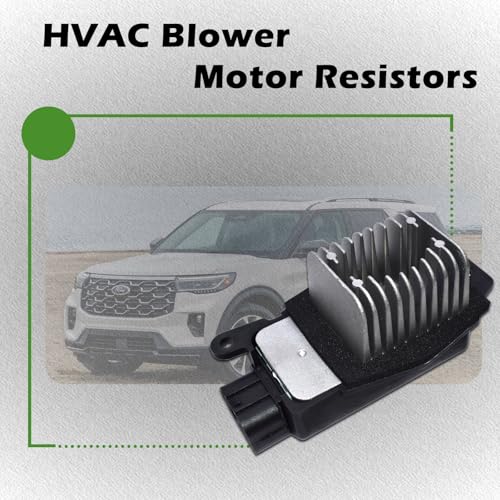 Image of Auto Temp Control HVAC Blower Motor Resistor Compatible with Ford 05-07 F-250 F-350 F-450 F-550 F250 F350 F450 F550 Super Duty F-650 F-750 F650 F750 F53 Replaces 4P1744 RU775 973-248 6C3Z19E624AA