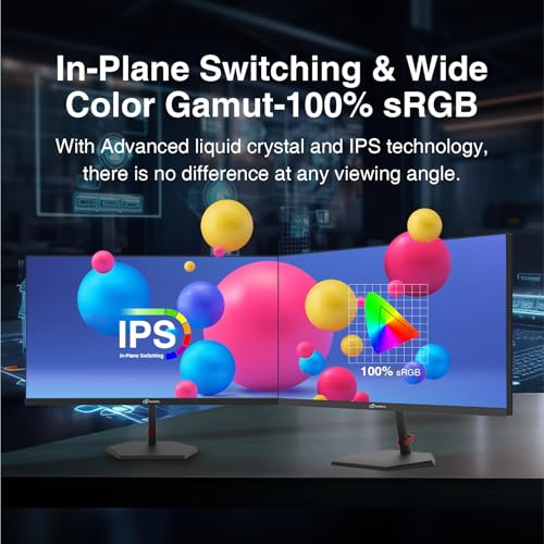 Image of ArcticPro 27inch Gaming Monitor QHD 2560*1440p, 210Hz, 2K, IPS Panel, 1ms Response Time, Adaptive sync, PC Computer Monitor, 3-Sided Frameless, Ultra Slim, 130% sRGB, Bluelight Filter, HDMI *2, DP*2