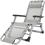 Sillas de jardín Sillones reclinables Tumbona ajustable de 