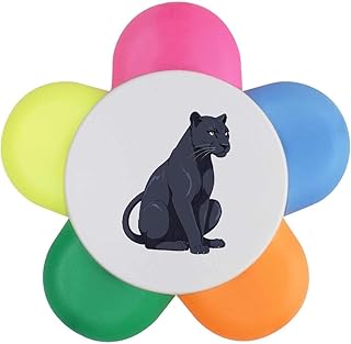 Azeeda 'Black Panther' Flower Shape Highlight...