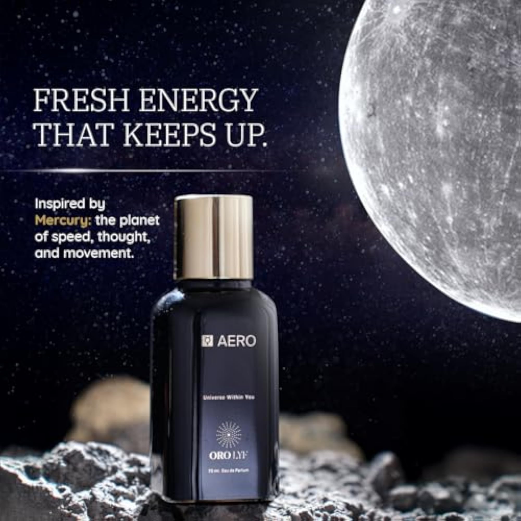 AERO Eau de Parfum for Men & Women, 25% Oil Concentration, 70ml