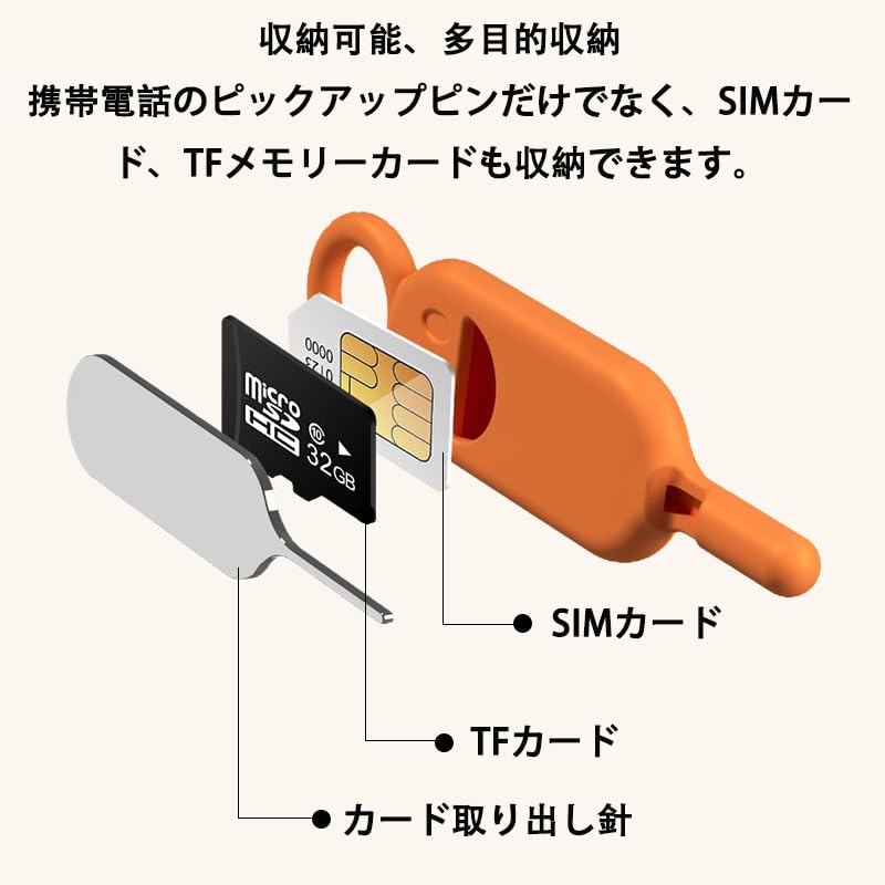 Amazon | 【便利なSIMカードピンセット】3個入り。シリコン