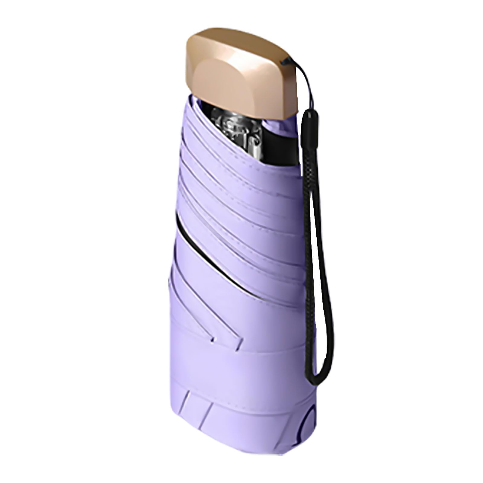 Elnwnnkc Umbrell Portable Sun/Rain Umbrella, Rain Shelter for Reliability Weather Defenses on Travel Use Folding Umbrella