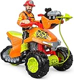 Fisher-Price Rescue Heroes Forrest Fuego & Fire Tracker, Vehicle and Figure Set