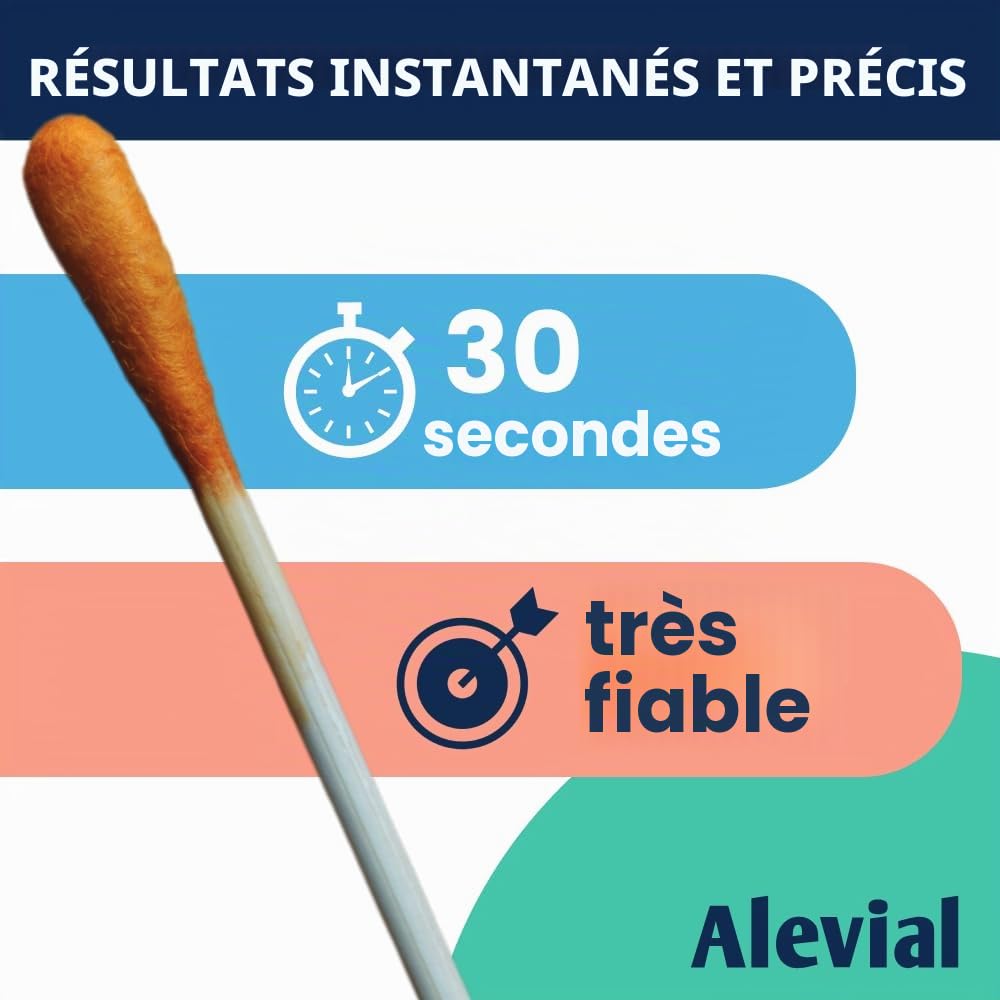 Kit de test de plomb 20 écouvillons instantanés pour la maison dans l'eau (pas de vinaigre nécessaire) Détecteur de plomb Plats Peinture Détection de surface métallique