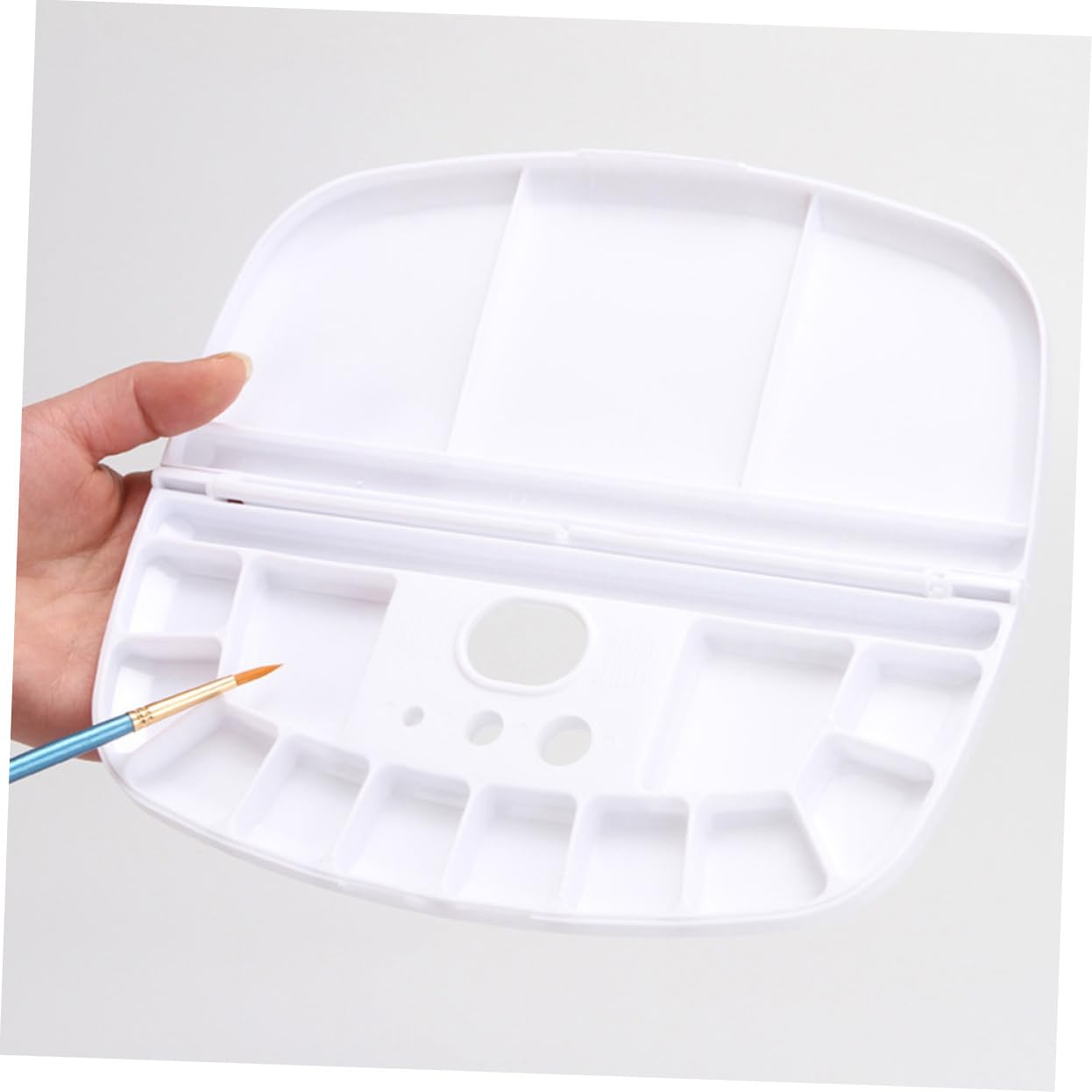 ARTIBETTER 2pcs Paint Tray Tool Plastic Paint Tray Large Palette for Art Craft Projects