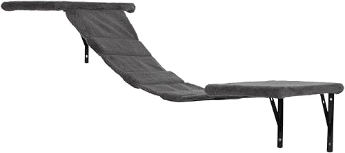 Miniatura 5 de Muebles montados en la pared de árbol para gatos, estantes de escalada para jugar con gatitos y relajarse, incluye tabla de rascar, puente de