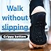 Omeer Left Foot AFO Foot Drop Brace For Walking With Shoes, Socks, Or Barefoot Provides Foot Drop Support For Men Or Women And Also Provides Plantar Fasciitis Relief