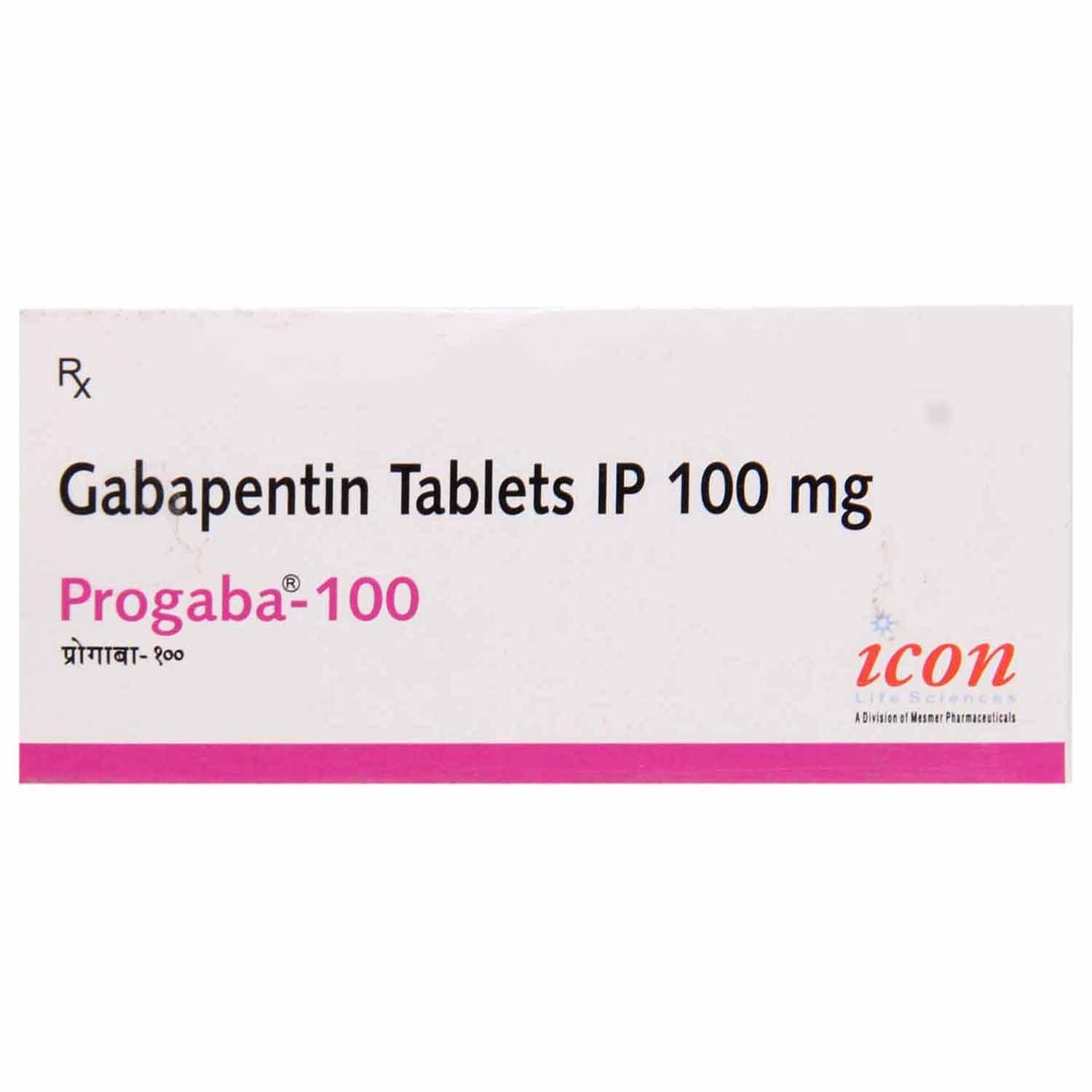 PROGABA 100MG - Strip of 10 Tablets