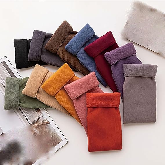 New Snugly Velvet Winter Thermal Socks - 10 Pairs Thickened Warm Cashmere Socks for Snow and Cold Weather2