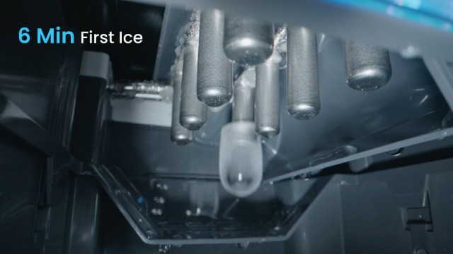 Image of Silonn Countertop Ice Maker with Smart Touchscreen, Ambient Light & Timer