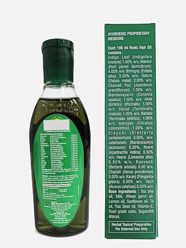 Image of Rootz Hair Oil 100gm x 2 | Natural Hair Growth Oil for Anti-Hair Fall & Regrowth | Enhances Vitality | Made with Kshir Pak Vidhi for Healthy, Strong & Nourished Hair | Pack of 2