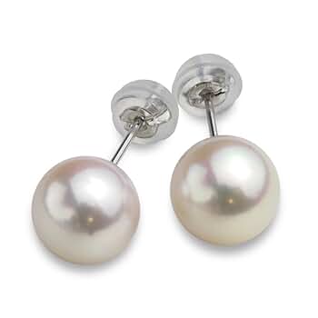 【新品未使用】mmm jewely あこやパールピアス　K18 新品未使用】mmm jewely あこやパールピアスK18