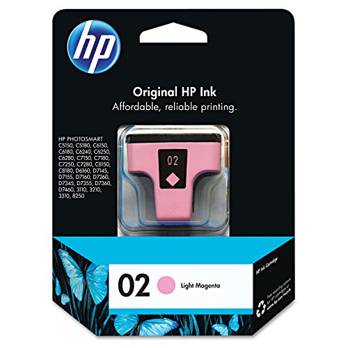 HP 2 | Ink Cartridge | Light Magenta | Works with HP Photosmart 3210, 3310, C5180, D7200 series | C8775WN