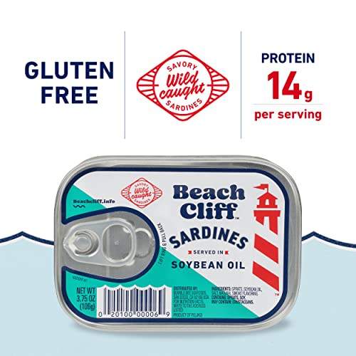 Beach Cliff B08LRRYDZ5 Wild Caught Sardines In Soybean Oil thumb #1